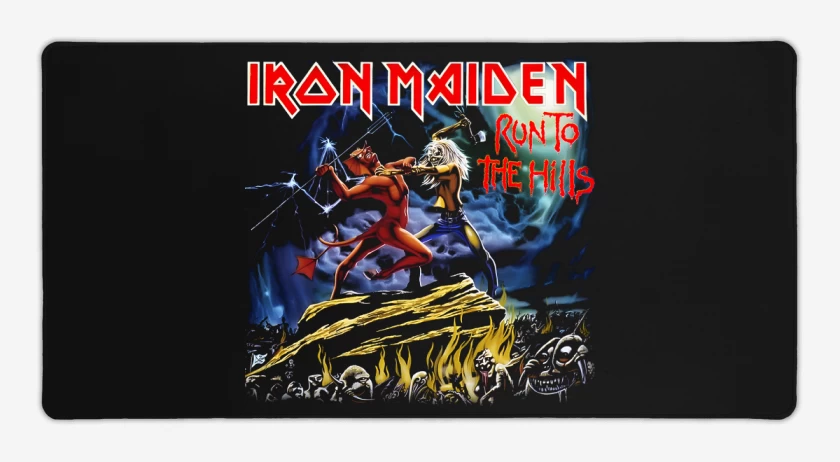 Mouse pad Gamer Negro de Run to the Hills