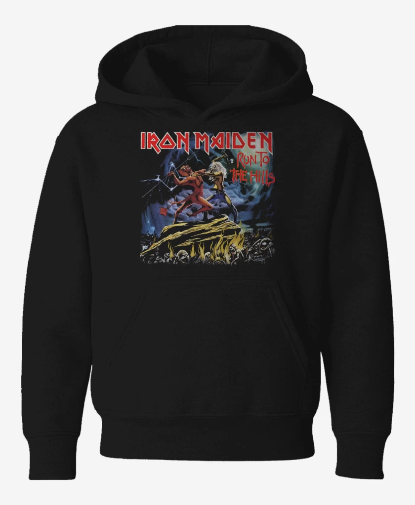 Poleron de niño Negro de Run to the Hills