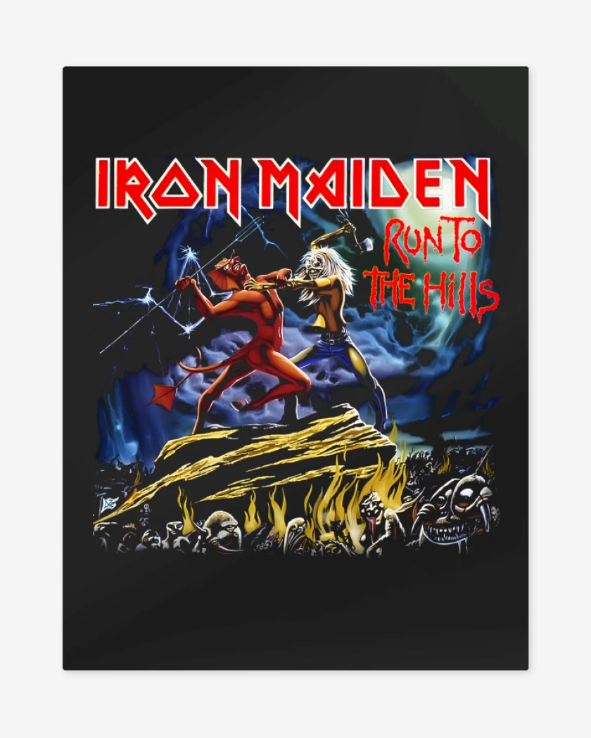Print metalico Run to the Hills
