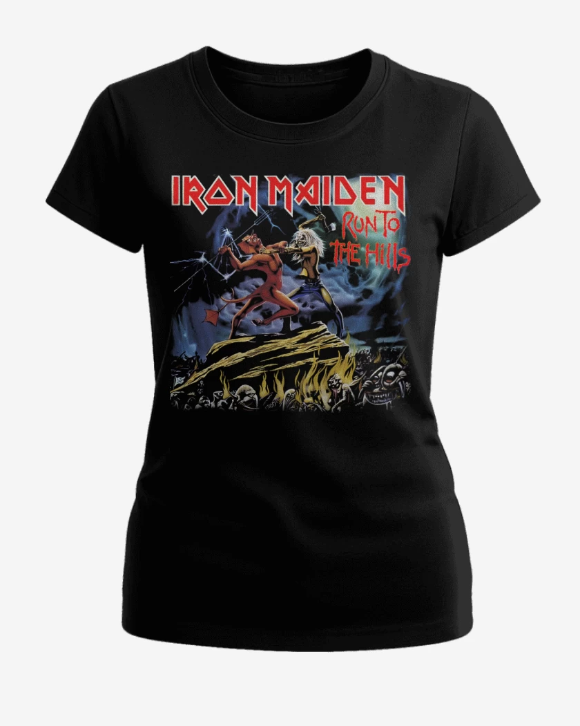 Polera de Mujer Negro de Run to the Hills