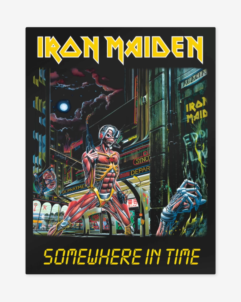 Print metalico Negro de Somewhere in Time