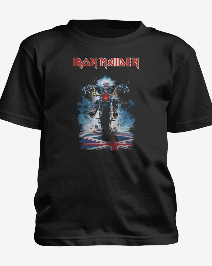 Polera de niño Negro de Eddie Motoquero
