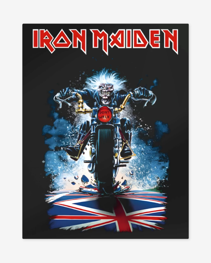 Print metalico Eddie Motoquero
