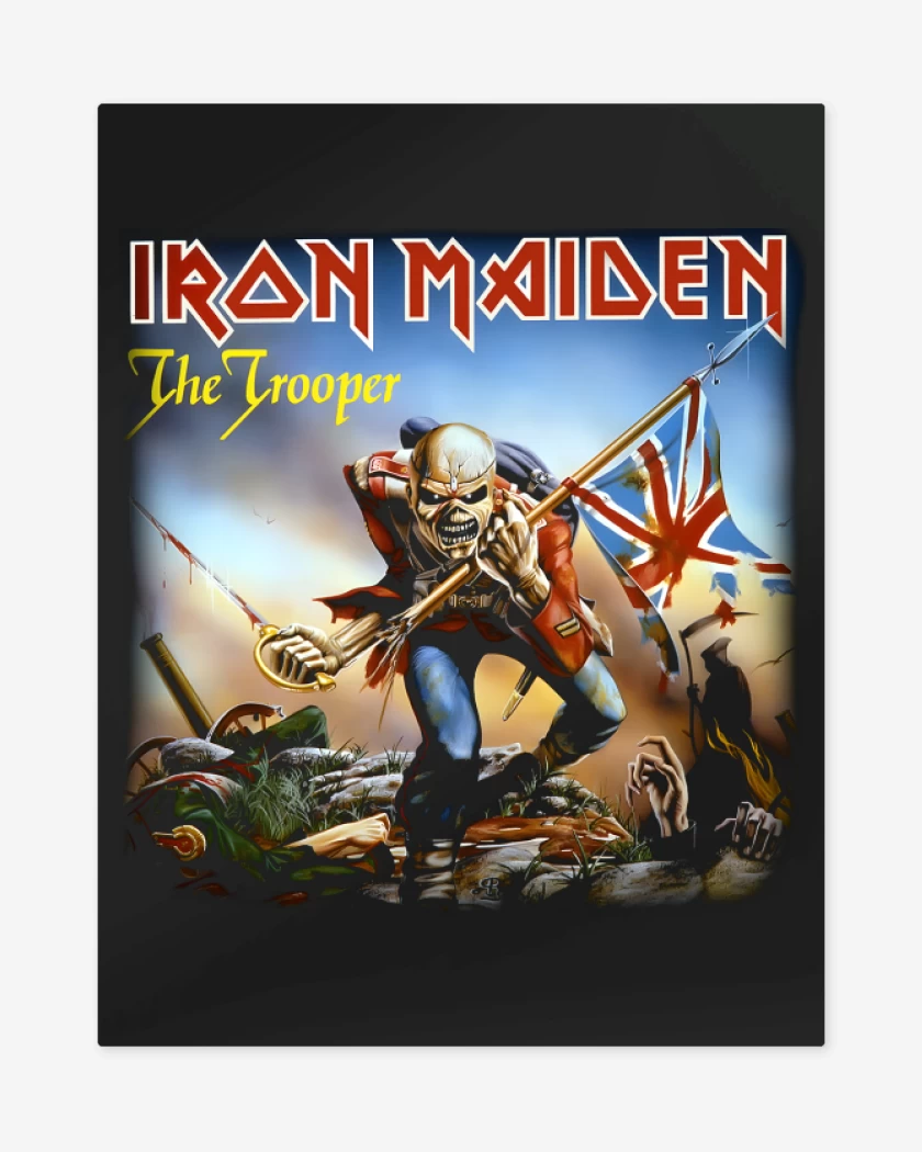 Print metalico Negro de The Trooper