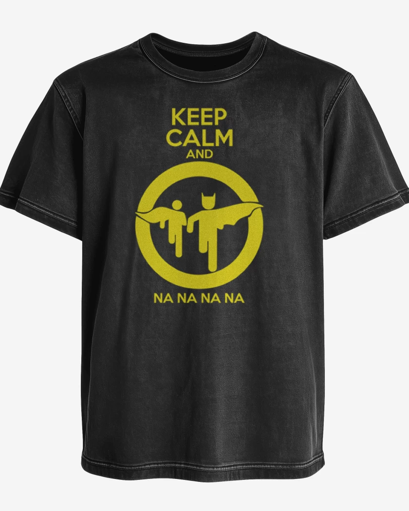 Polera desgastada Na na na