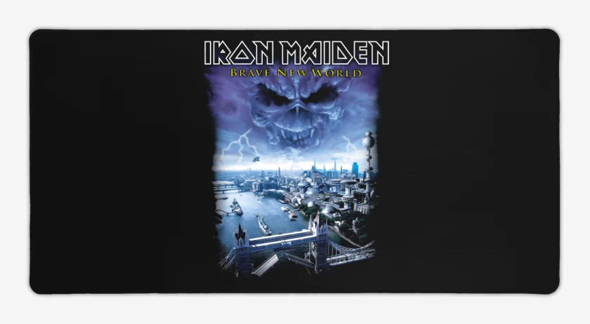 Mouse pad Gamer Negro de Brave New World