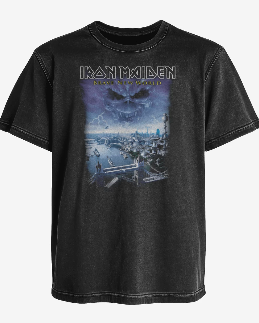 Polera desgastada Brave New World