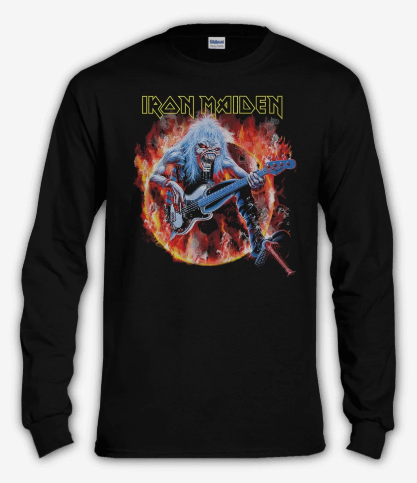 Polera manga larga Negro de Eddie Harris