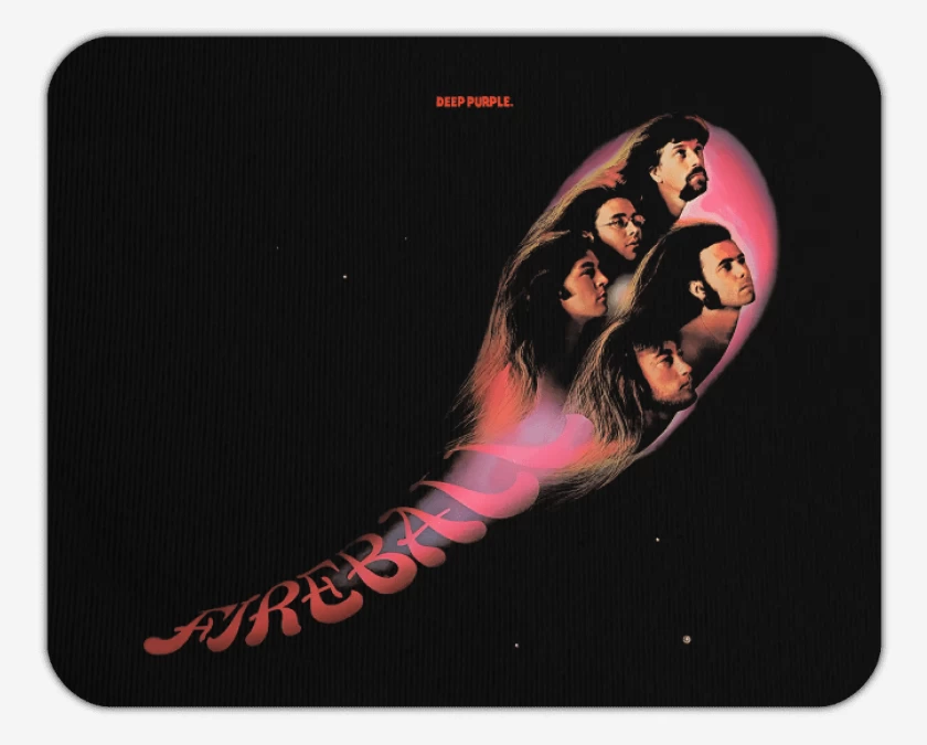 Mousepad Negro de Fireball