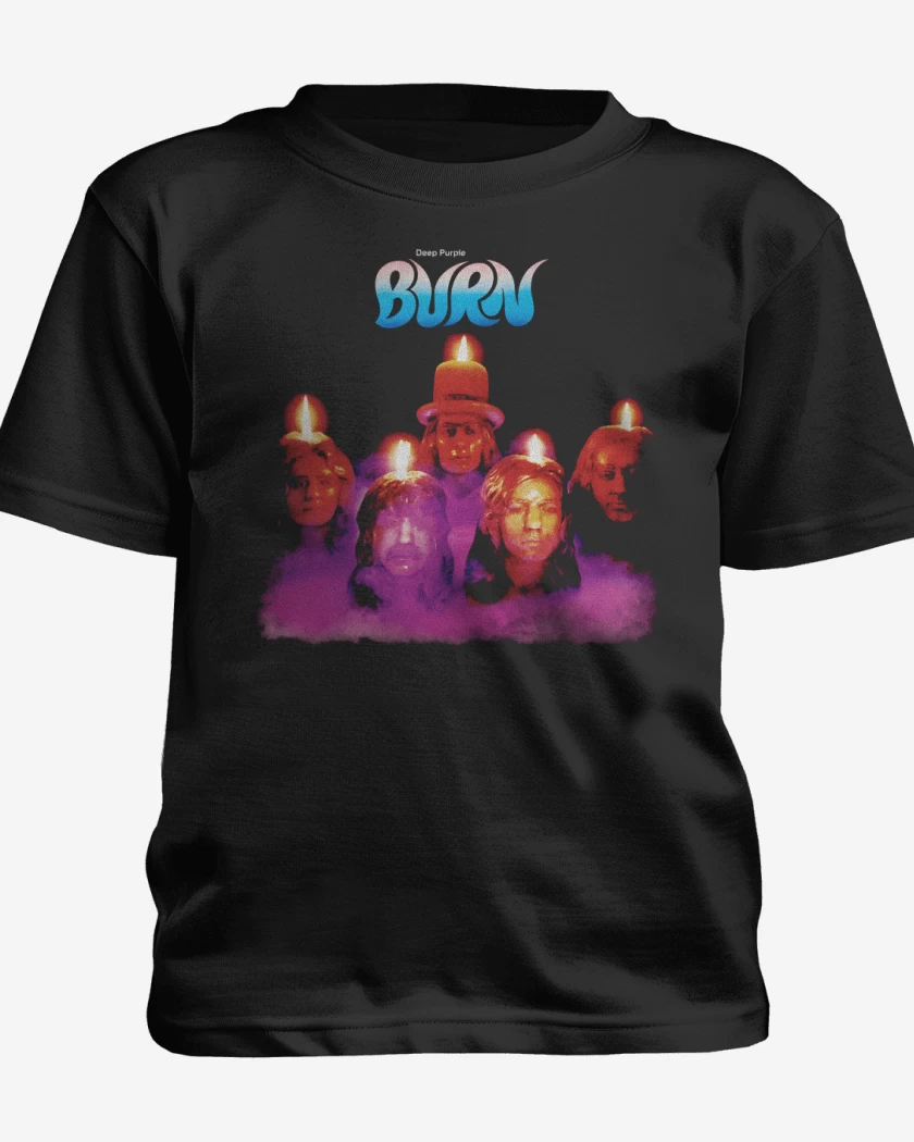 Polera de niño Negro de Burn