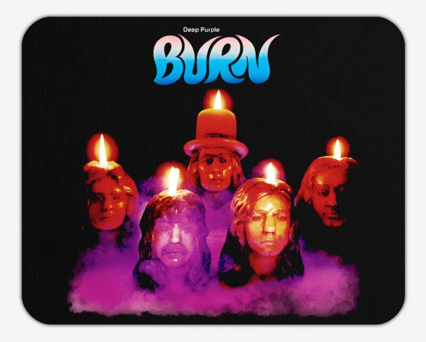 Mousepad Negro de Burn