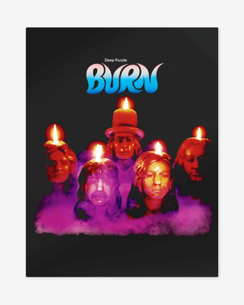 Print metalico Negro de Burn