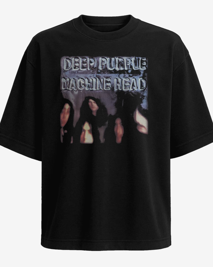 Polera Oversize Negro de Machine Head