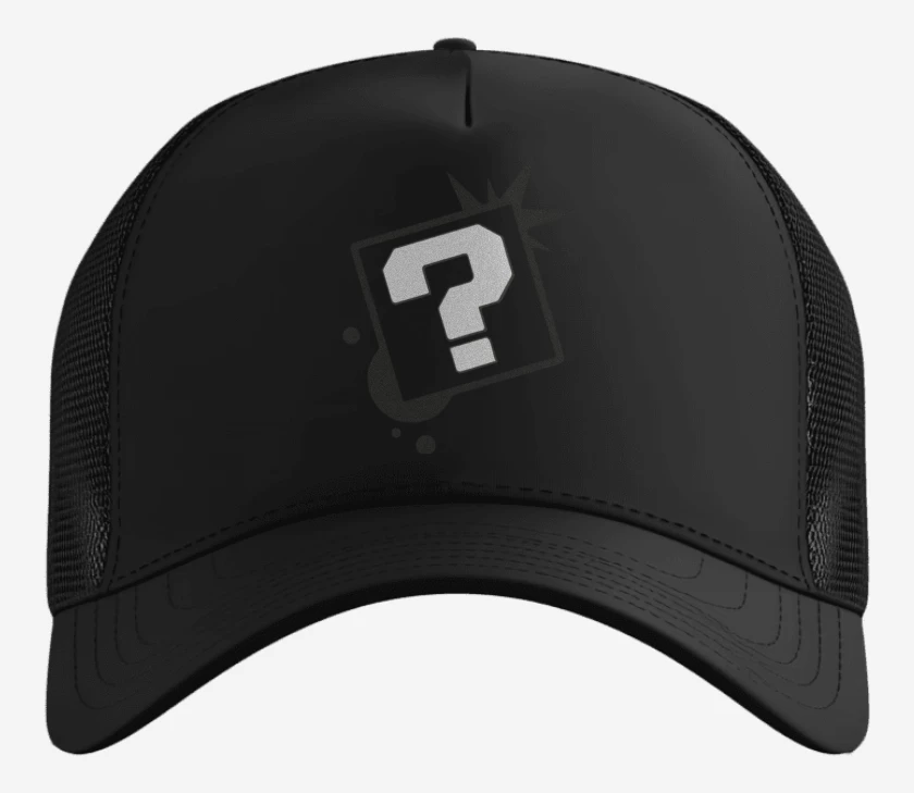 Gorro Negro de Interrogacion