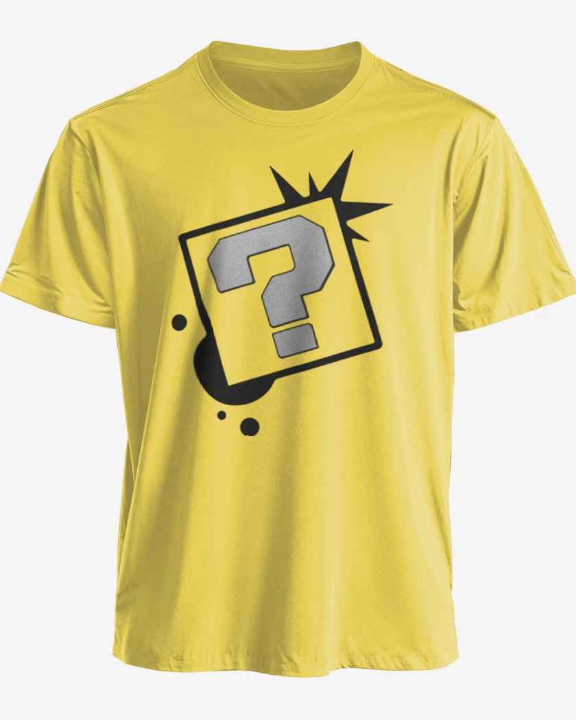 Polera Amarillo de Interrogacion