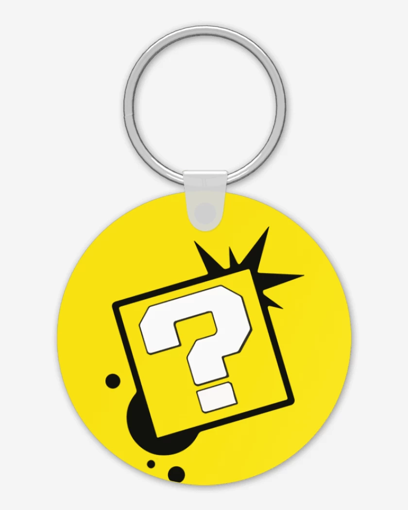 Llavero Amarillo de Interrogacion