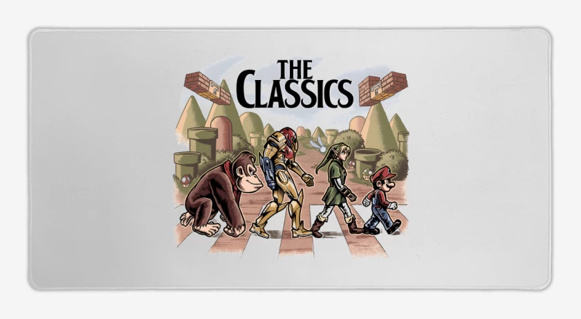 Mouse pad Gamer Blanco de The Classics