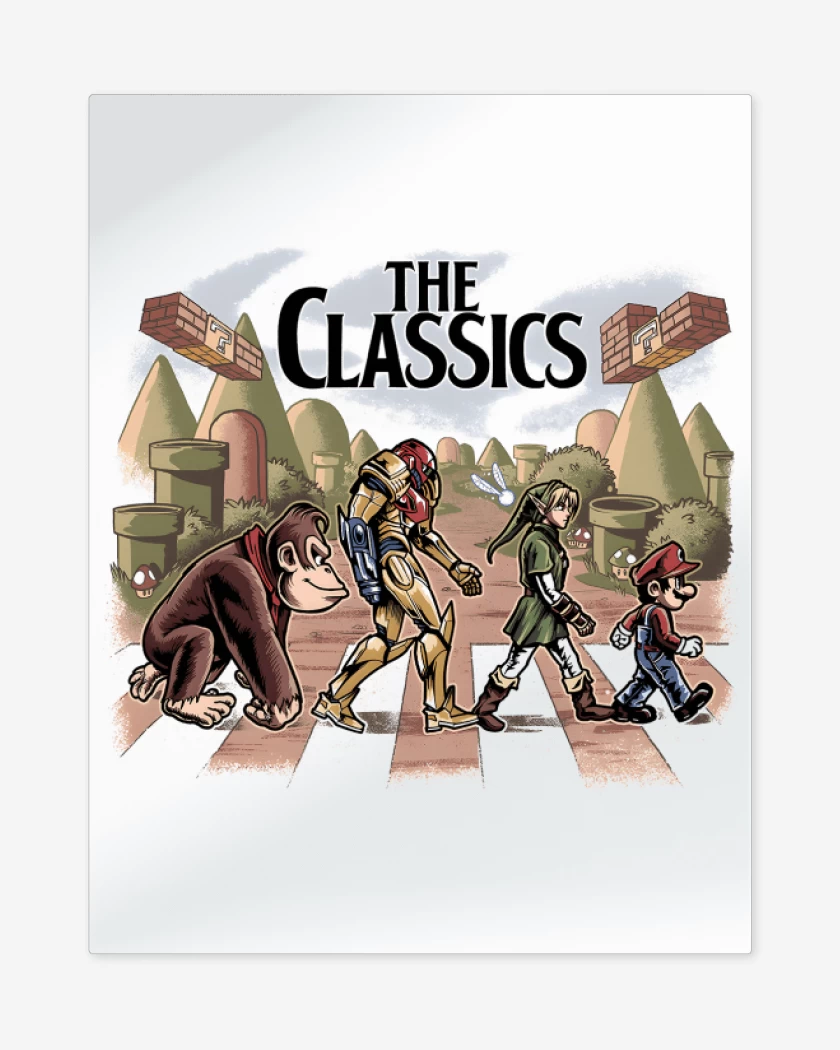 Print metalico Blanco de The Classics