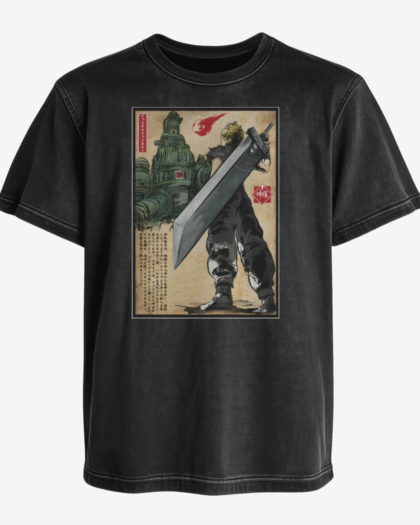 Polera desgastada Shinra Ukiyoe