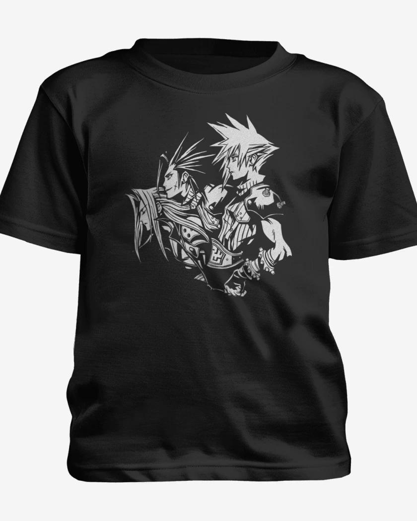 Polera de niño Negro de Crisis Core