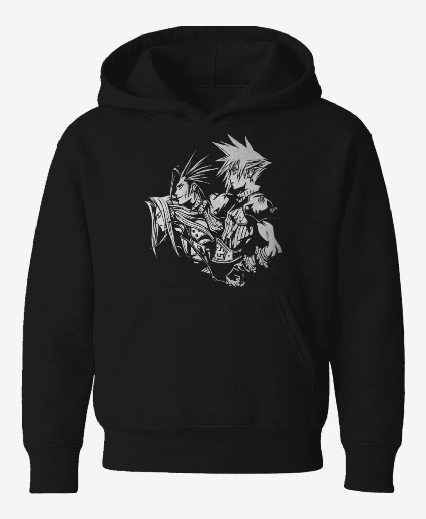 Poleron de niño Negro de Crisis Core