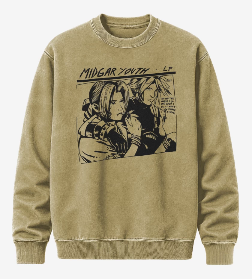 Poleron Polo Acid Wash Beige de Midgar Youth 