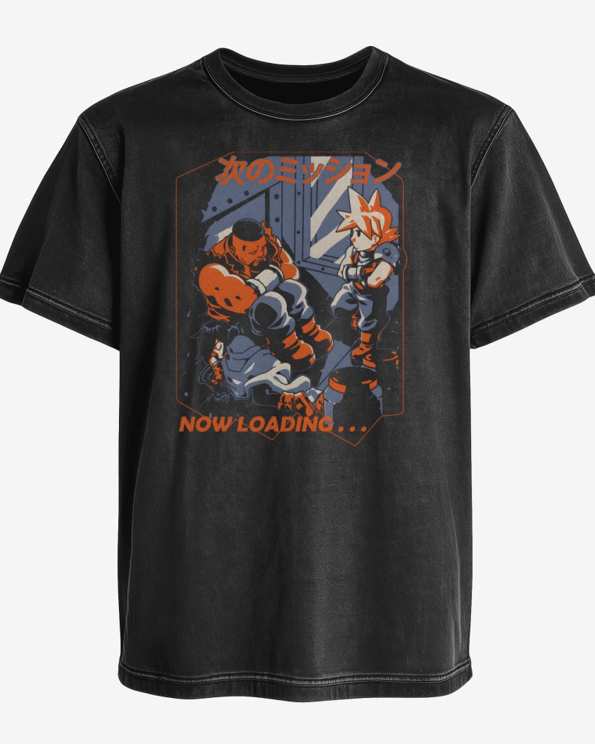 Polera desgastada Now Loading 