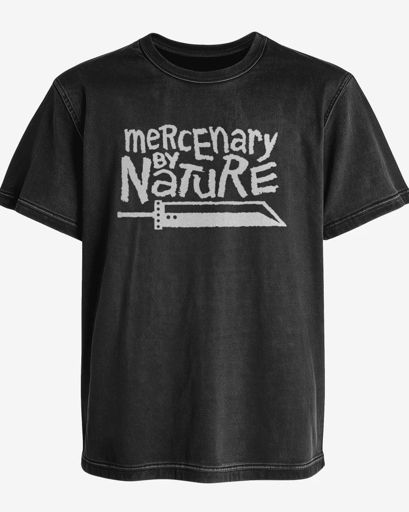 Polera desgastada Mercenario por Naturaleza 