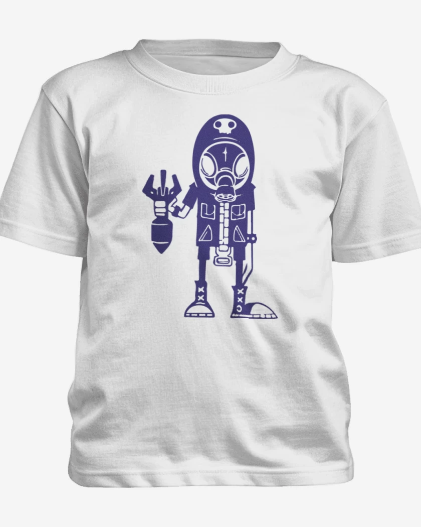 Polera de niño Blanco de Anarchy