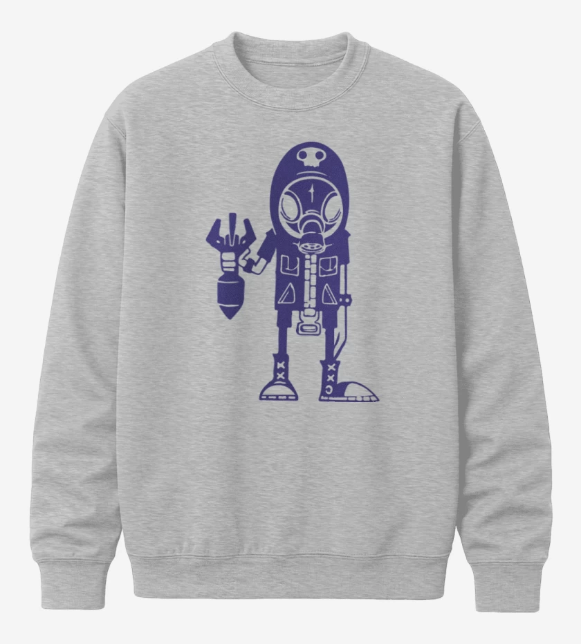 Poleron polo Gris Melange de Anarchy