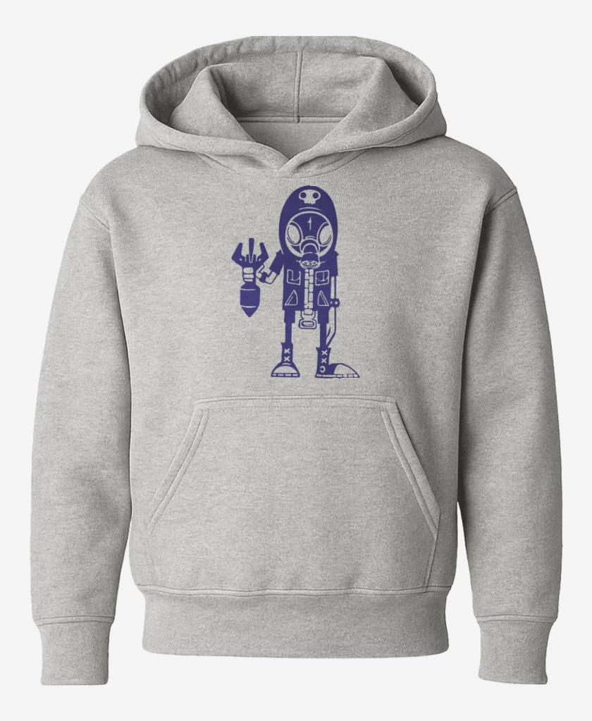 Poleron de niño Gris Melange de Anarchy