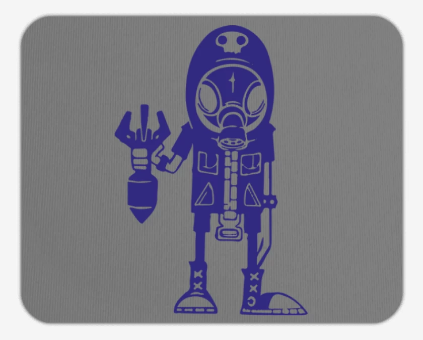 Mousepad Gris Melange de Anarchy