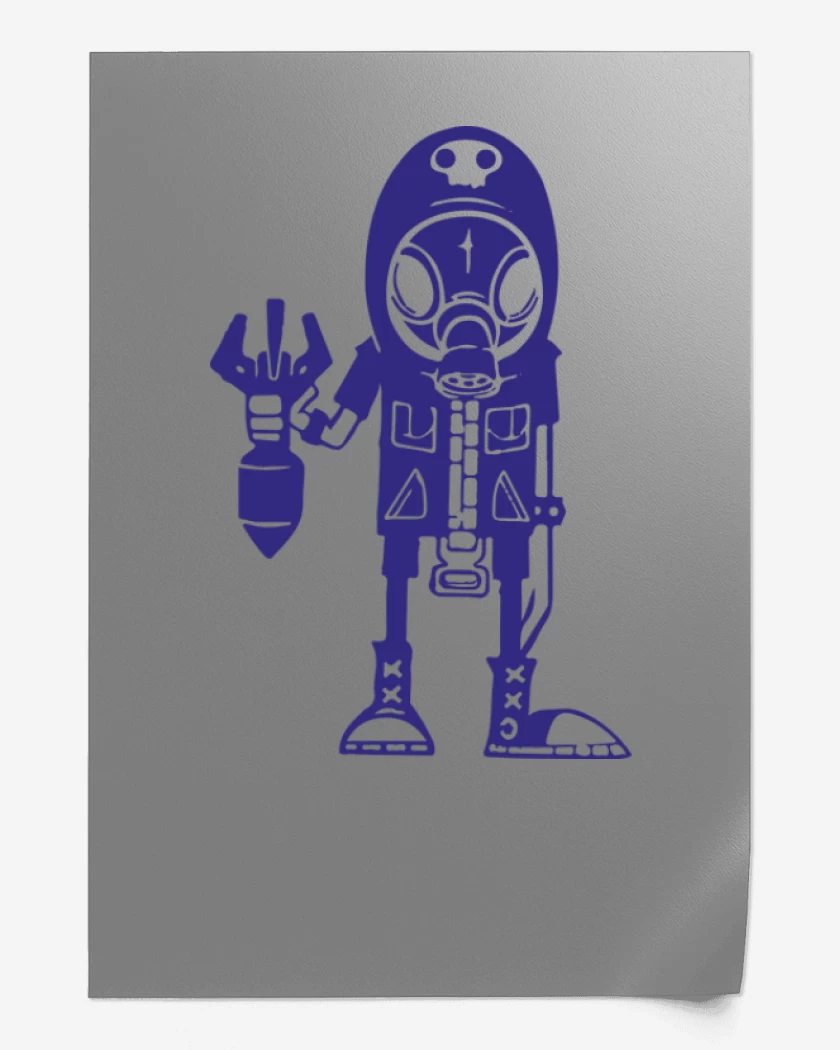 Print Gris Melange de Anarchy