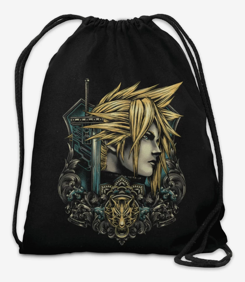 Mochila Negro de Emblema Mercenario