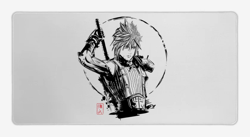 Mouse pad Gamer Blanco de Mercenary Cloud