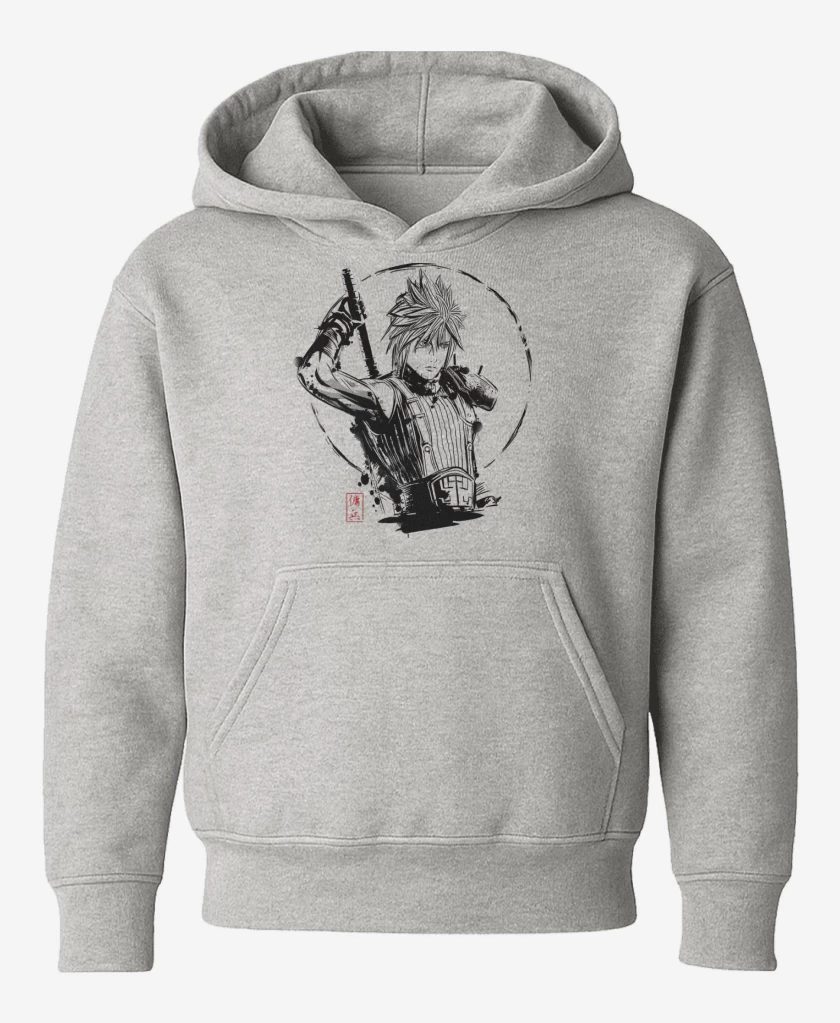 Poleron de niño Gris Melange de Mercenary Cloud