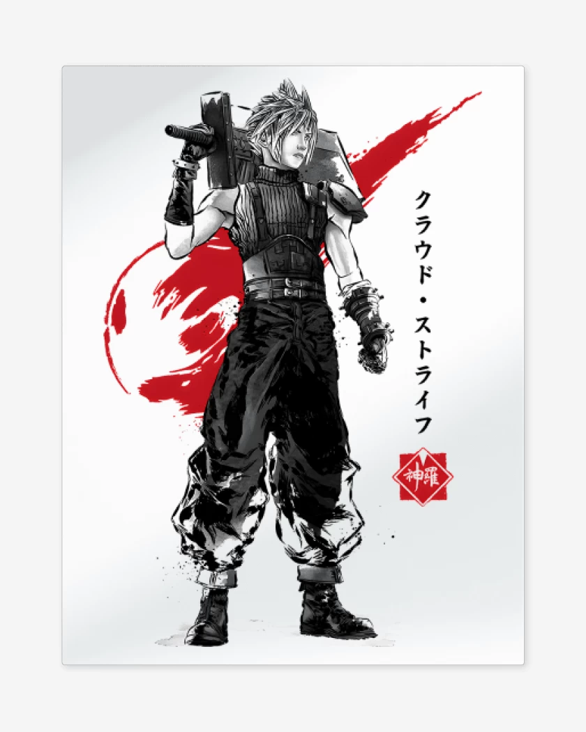 Print metalico Blanco de Strife