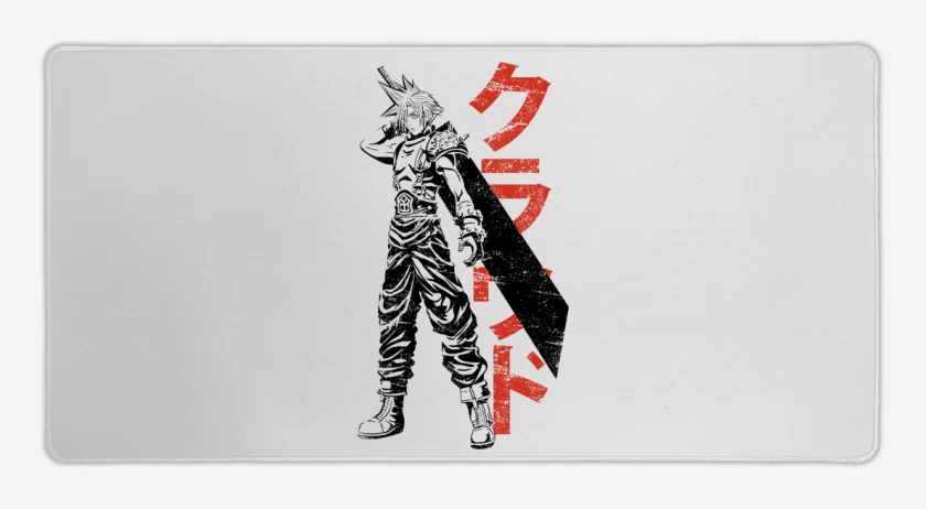 Mouse pad Gamer Blanco de Soldier Cloud