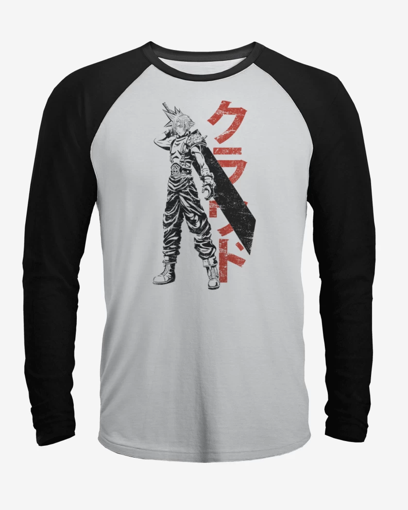 Polera Raglan Blanco / Negro de Soldier Cloud