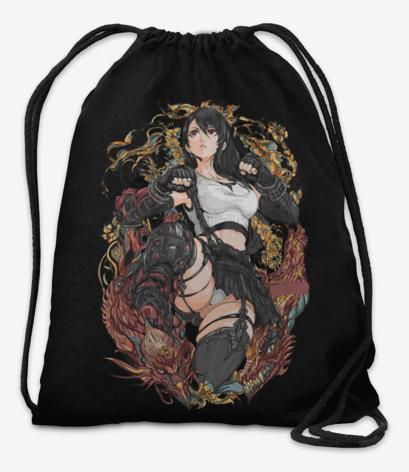 Mochila Negro de Tifa Lockhart