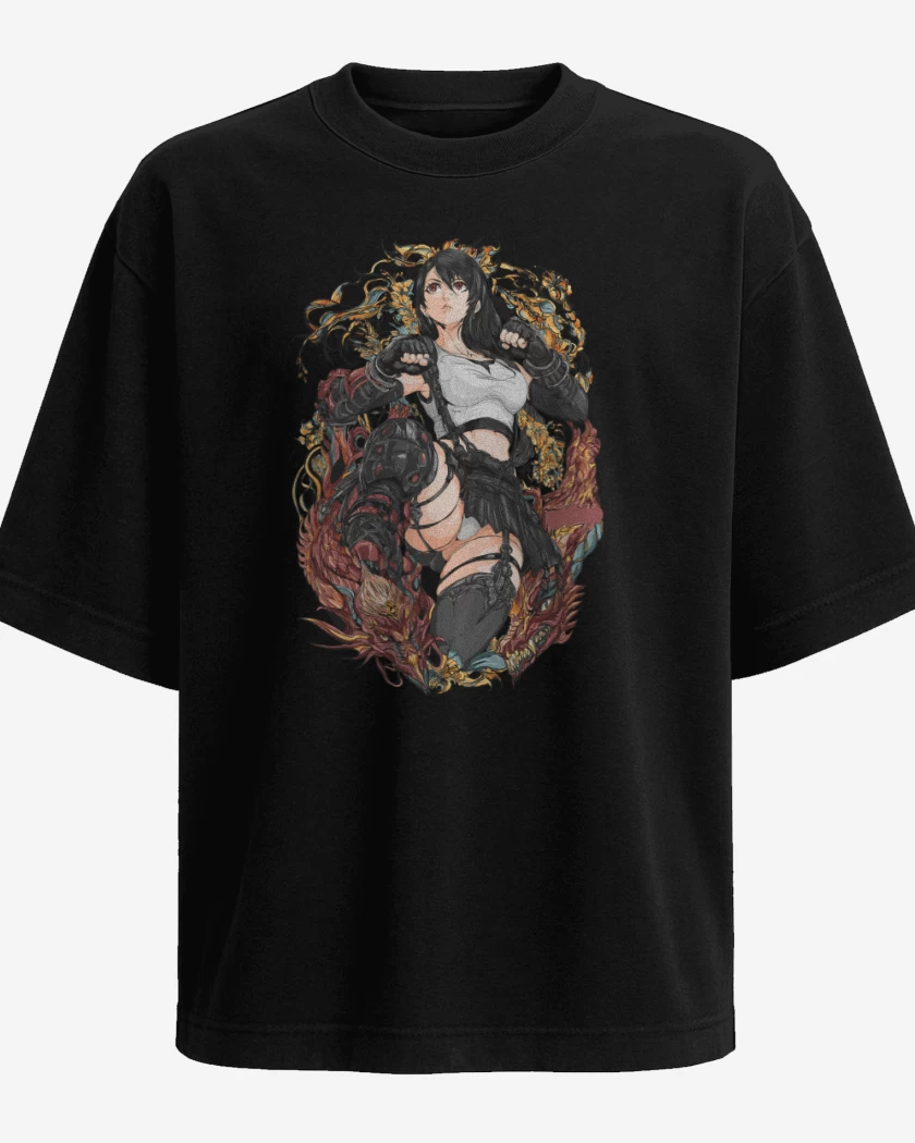 Polera Oversize Tifa Lockhart
