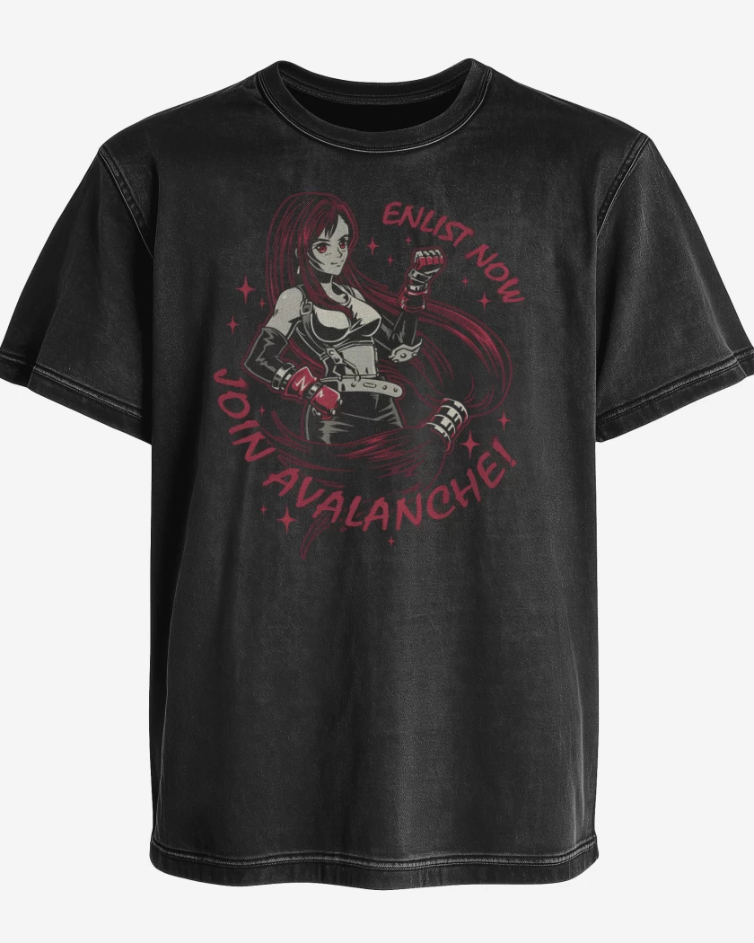 Polera desgastada Tifa Avalanche