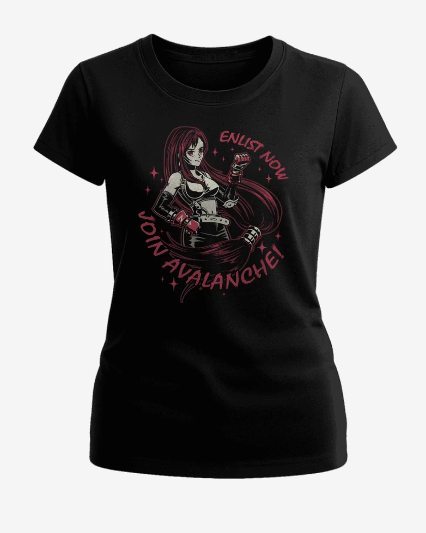 Polera de Mujer Negro de Tifa Avalanche