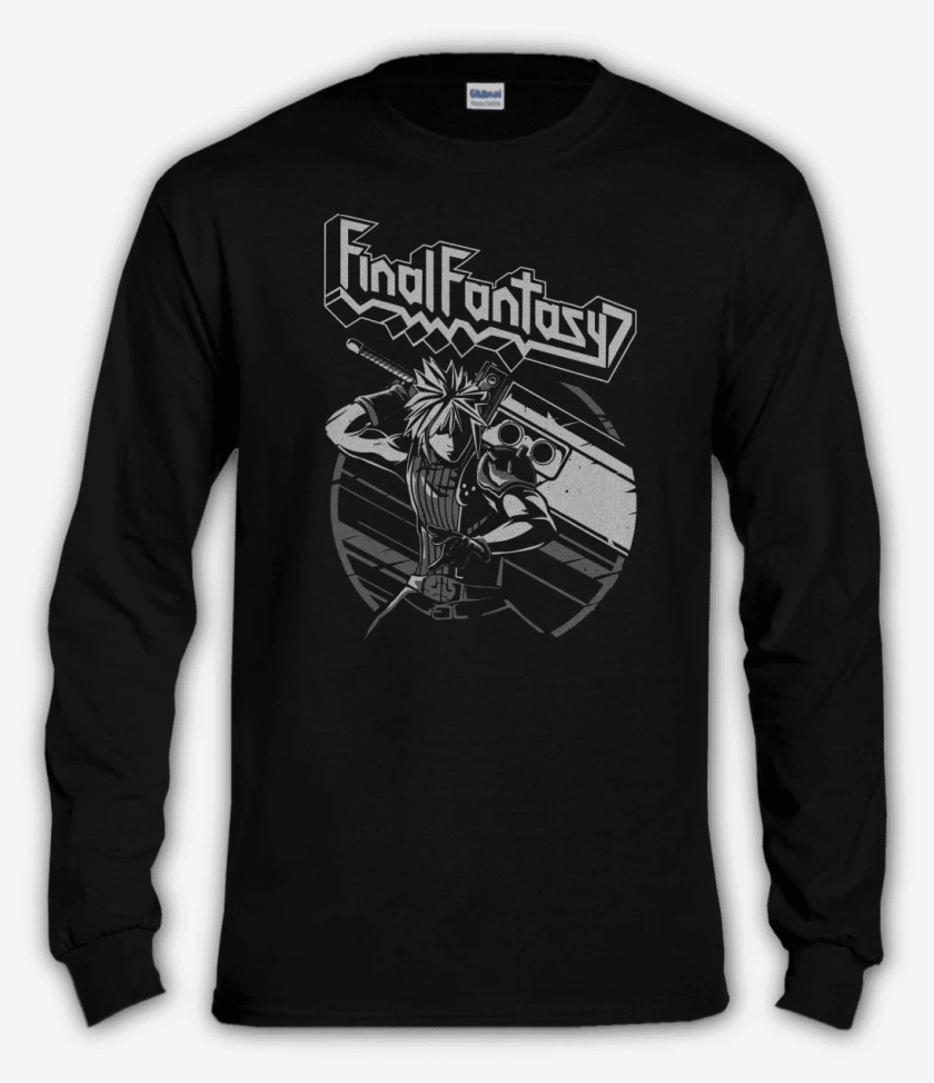 Polera manga larga Negro de Judas Cloud