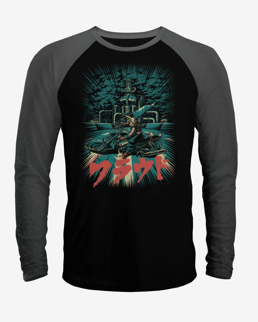 Polera Raglan Cloud Motoquero