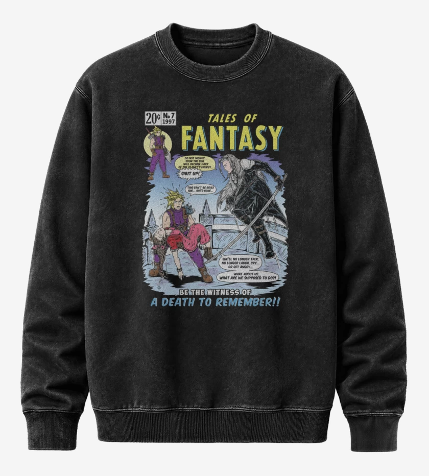 Poleron Polo Acid Wash Tales of Fantasy