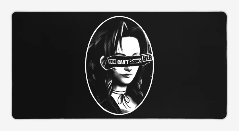 Mouse pad Gamer You Cant Save Her