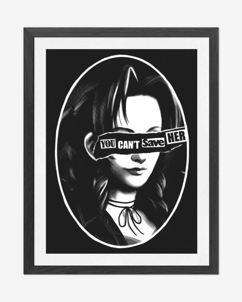 Cuadro decorativo You Cant Save Her