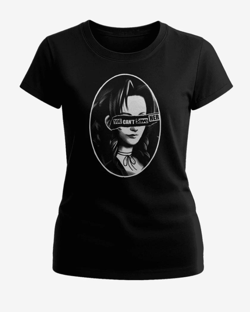 Polera de Mujer Negro de You Cant Save Her