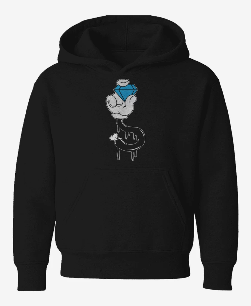 Poleron de niño Negro de Mickey hand 2